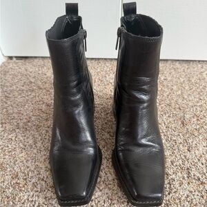 Vince Camuto Black Heeled Boots
